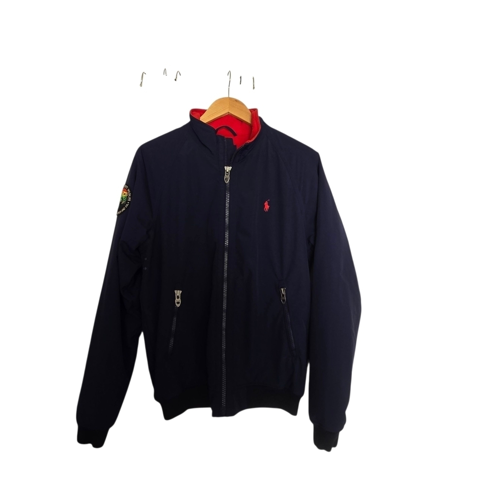 NWT Polo Ralph Lauren Sportsman Respect Wildlife Dark Blue Jacket with Red